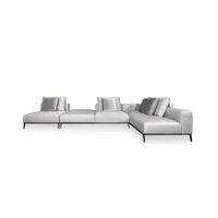 Verona Sofa Grey Canvas Weave Fabric