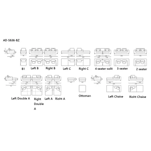 The Grand Interior Massimo Sofa Grey Weave Fabric The Grand Interior Massimo Sofa Grey Weave Fabric