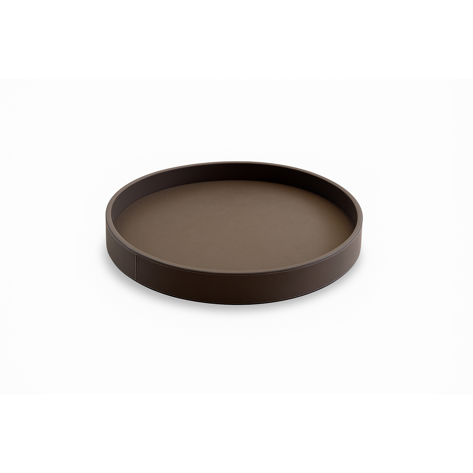 Giobagnara Polo Tray Round - Mud Ø42.5CM Giobagnara Polo Tray Round - Mud Ø42.5CM