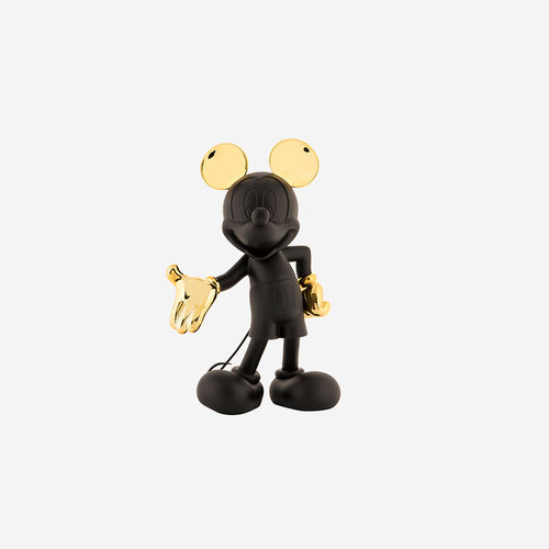 Leblon Delienne MICKEY WELCOME BICOLORE - SMALL 30CM-BLACK AND GOLD