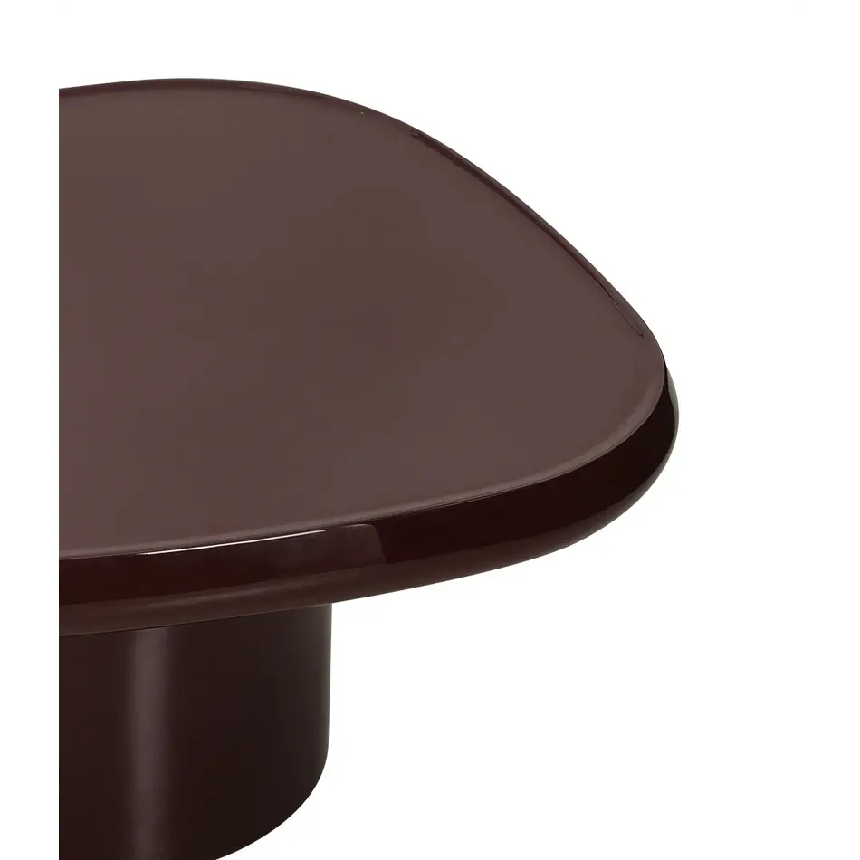 The Grand Interior Morgan Coffee Table 60 - Burgundy Glossy The Grand Interior Morgan Coffee Table 60 - Burgundy Glossy