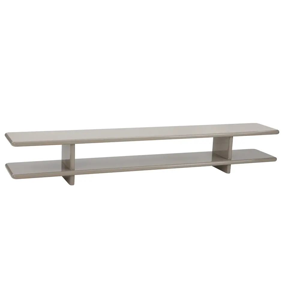 The Grand Interior Cameron Console - Glossy Taupe The Grand Interior Cameron Console - Glossy Taupe