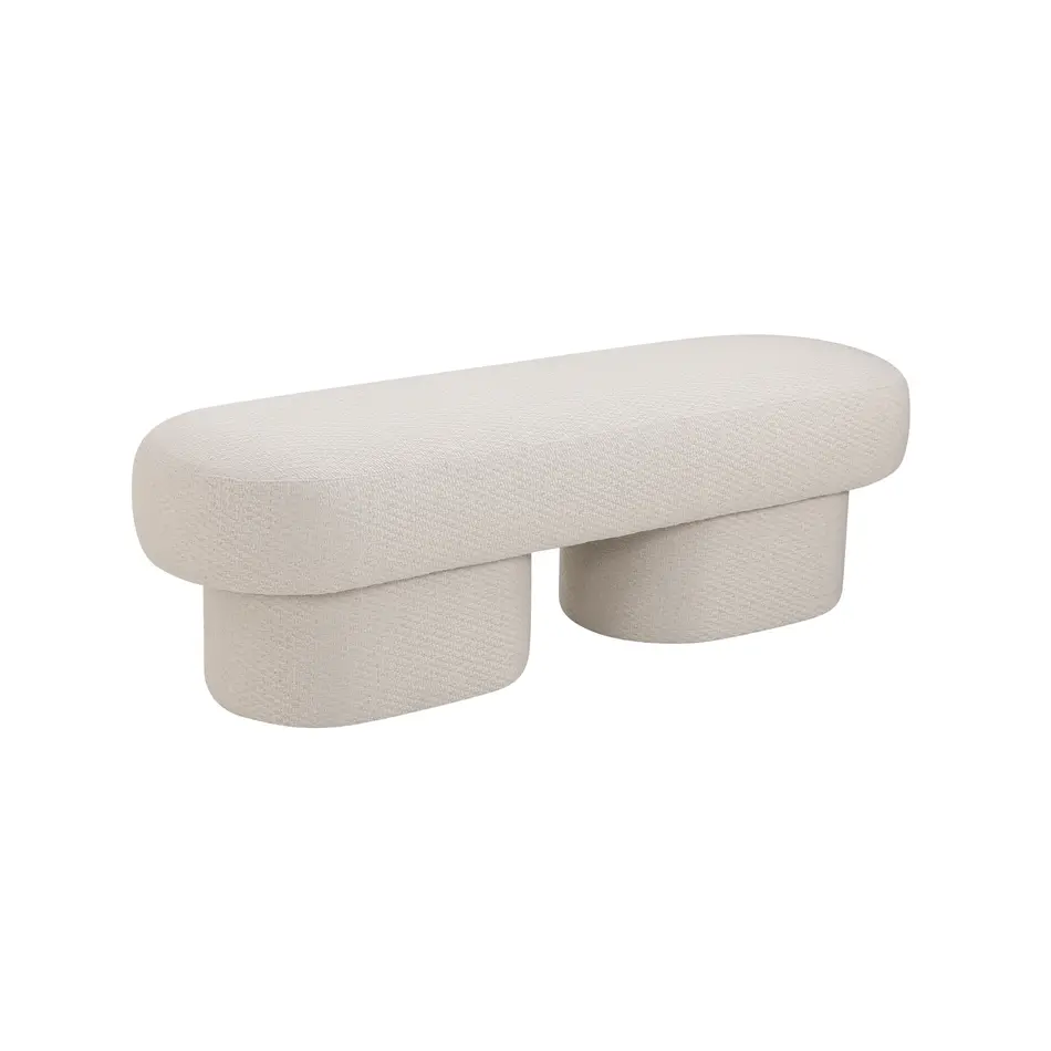 The Grand Interior Gubi Bench - White Beige The Grand Interior Gubi Bench - White Beige