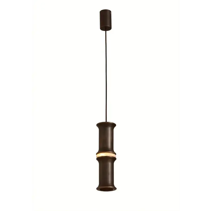 The Grand Interior Bamboo Pendant S - Antique Bronze