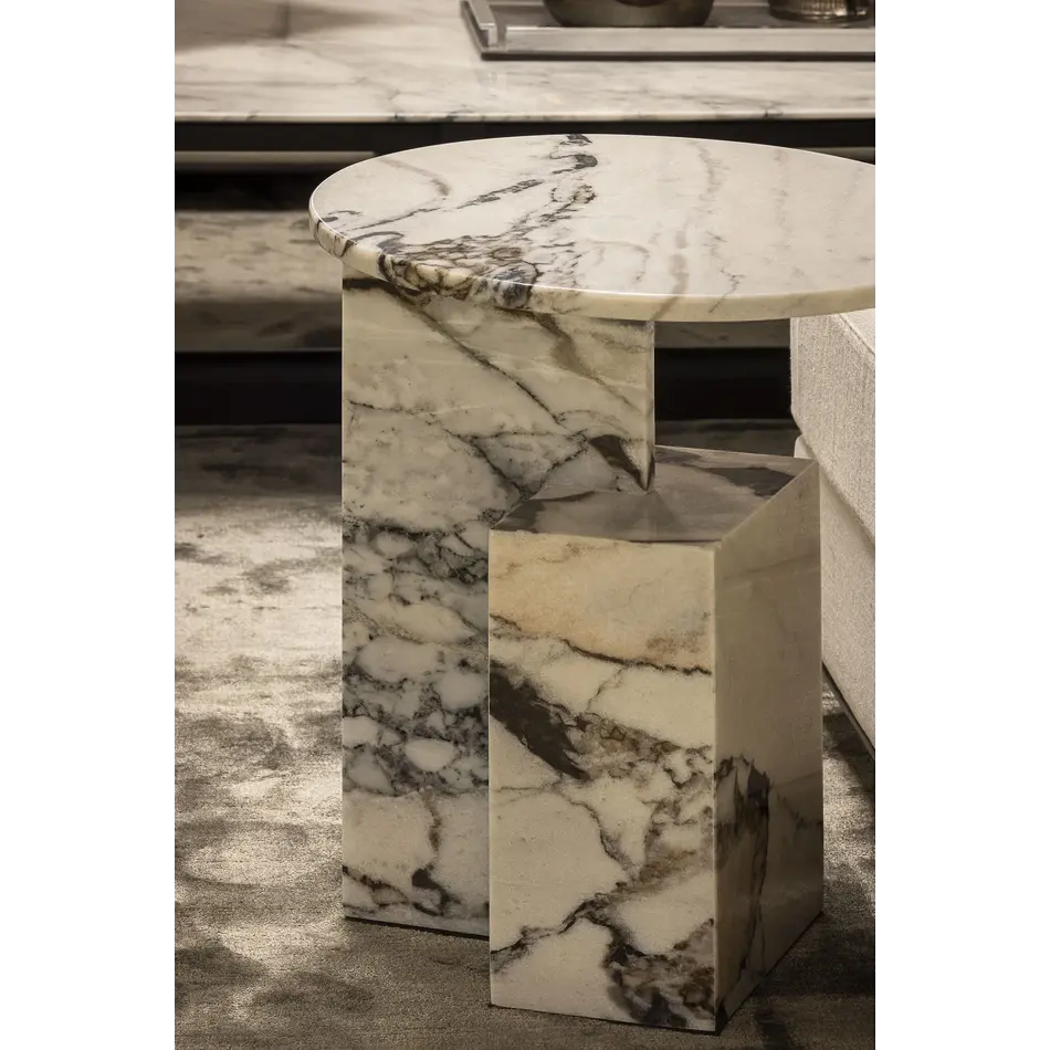 The Grand Interior Perugia End Table - Marble The Grand Interior Perugia End Table - Marble