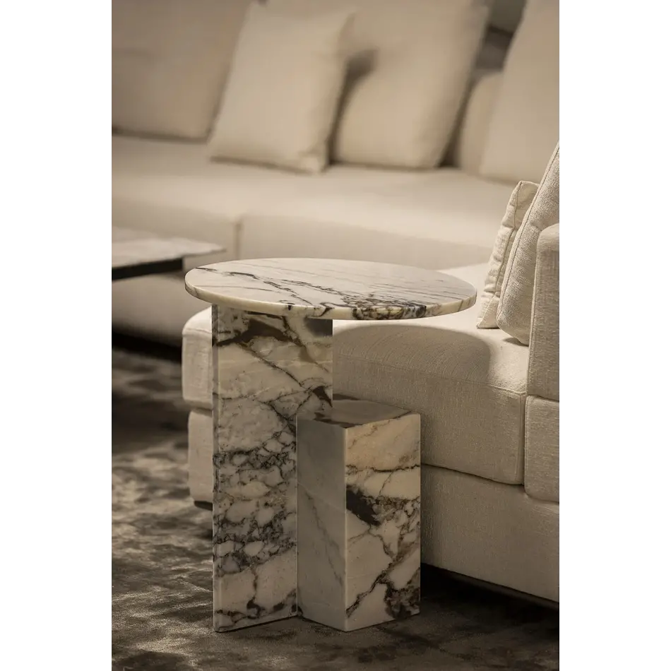 The Grand Interior Perugia End Table - Marble The Grand Interior Perugia End Table - Marble