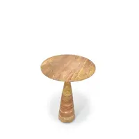 Mizu Side Table Travertine - Amber