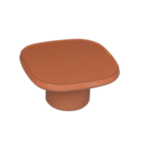 Morgan Table 60 - Amber Glossy