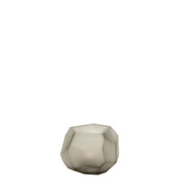 Cubistic Tealight - Smokegrey - 9cm