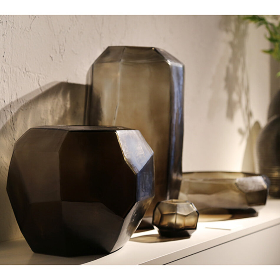 Guaxs Cubistic Bowl - Indigo/Smokegrey - 12cm Guaxs Cubistic Bowl - Indigo/Smokegrey - 12cm