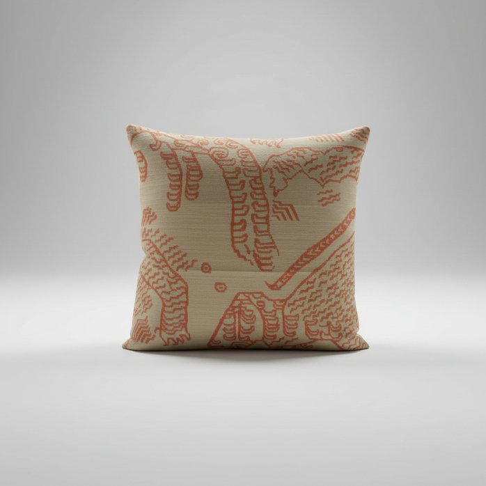 Proluca Design Cushion in Dedar Tiger Beat fabric, 60x60 cm Proluca Design Cushion in Dedar Tiger Beat fabric, 60x60 cm