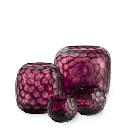 Guaxs Somba Tealight - Light Amethyst/Amethyst - 8cm Guaxs Somba Tealight - Light Amethyst/Amethyst - 8cm