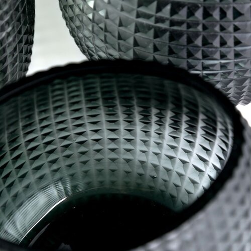 Guaxs Somba Tealight - Clear/Dark indigo - 8cm Guaxs Somba Tealight - Clear/Dark indigo - 8cm