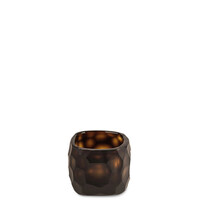 Yava Tealight - Butter/Brown - 8cm