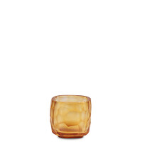 Yava Tealight - Clear/Gold - 8cm