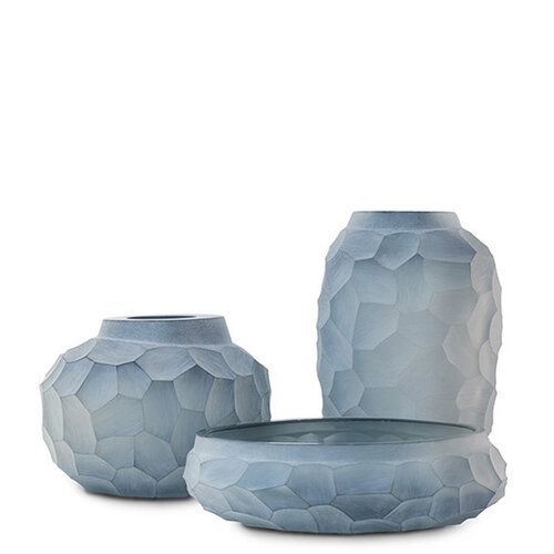 Guaxs Antrim Bowl - Indigo/Clear - 9cm Guaxs Antrim Bowl - Indigo/Clear - 9cm