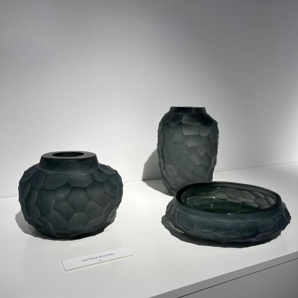 Guaxs Antrim Bowl - Indigo/Clear - 9cm Guaxs Antrim Bowl - Indigo/Clear - 9cm