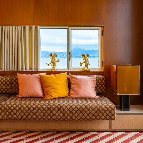 Minnie Welcome Beeld – Verchroomd Goud – Small – 31 cm