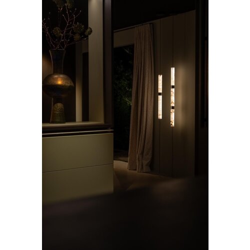 NILA ILU Floor 2 Pendant Light – Designer LED Hanging Lamp in Alabaster & Stainless Steel – 25W – 2700K Warm White – Dimmable NILA ILU Floor 2 Pendant Light – Designer LED Hanging Lamp in Alabaster & Stainless Steel – 25W – 2700K Warm White – Dimmable