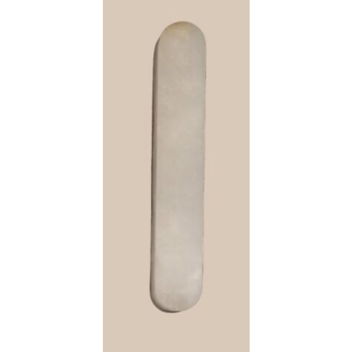 NILA Flush Small Ceiling Light – Designer LED Flush Mount in Alabaster – 25W – 2700K Warm White – Dimmable