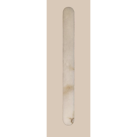 Flush Medium Ceiling Light – Designer LED Flush Mount in Alabaster – 25W – 2700K Warm White – Dimmable