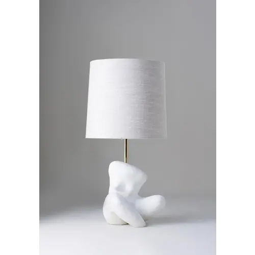 Porta Romana Agnes Table Lamp - Plaster White - 38.5cm Porta Romana Agnes Table Lamp - Plaster White - 38.5cm