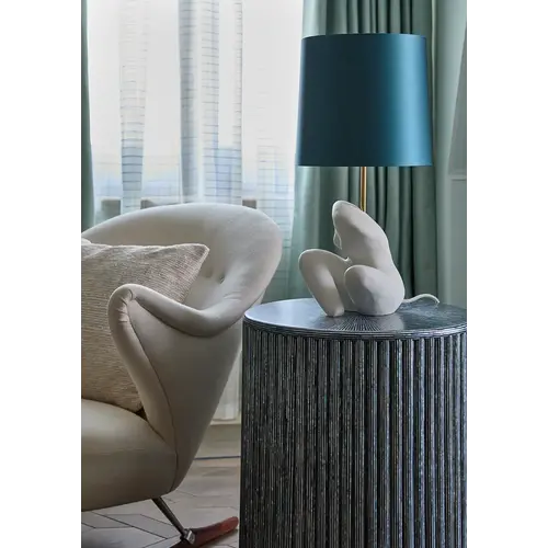 Porta Romana Agnes Table Lamp - Plaster White - 38.5cm Porta Romana Agnes Table Lamp - Plaster White - 38.5cm