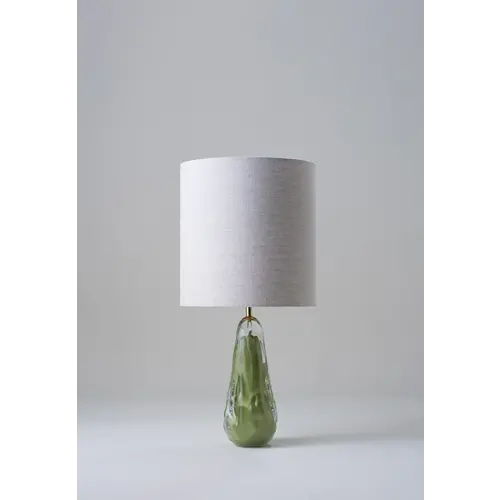 Porta Romana Avocado Tablelamp Small - Split Pea- 33cm Porta Romana Avocado Tablelamp Small - Split Pea- 33cm