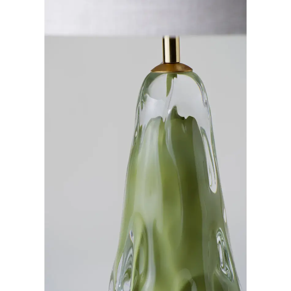 Porta Romana Avocado Tablelamp Small - Split Pea- 33cm Porta Romana Avocado Tablelamp Small - Split Pea- 33cm