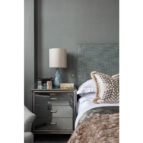 Porta Romana Avocado Tablelamp Small - Pearl Blue- 33cm Porta Romana Avocado Tablelamp Small - Pearl Blue- 33cm