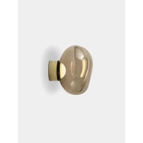 Tom Dixon Melt Mini Surface Light - Bronze polycarbonate wall light with integrated dimmable LED (Ø30 cm) Tom Dixon Melt Mini Surface Light - Bronze polycarbonate wall light with integrated dimmable LED (Ø30 cm)