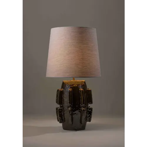 Porta Romana Barbara Table Lamp - Walnut - 46cm Porta Romana Barbara Table Lamp - Walnut - 46cm