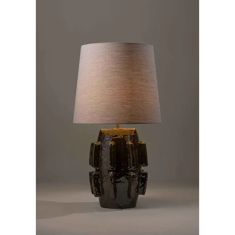 Porta Romana Barbara Table Lamp - Walnut - 46cm Porta Romana Barbara Table Lamp - Walnut - 46cm
