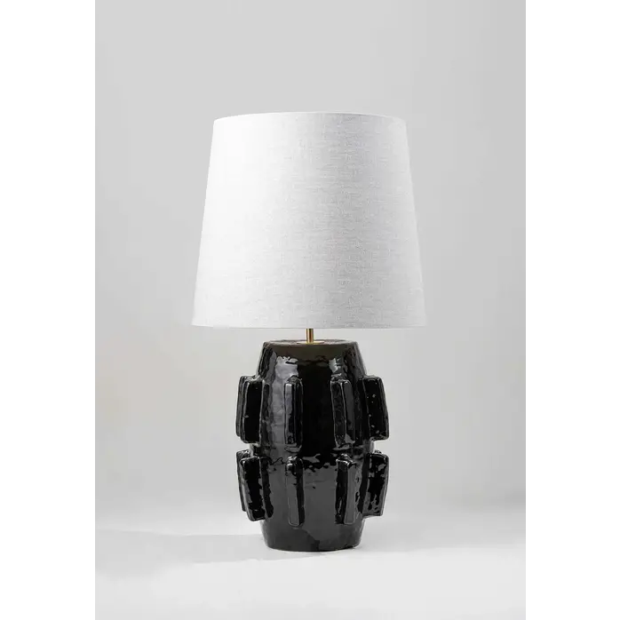 Porta Romana Barbara Tablelamp - Black - 46cm Porta Romana Barbara Tablelamp - Black - 46cm