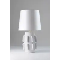 Barbara Tablelamp - Flint White- 46cm