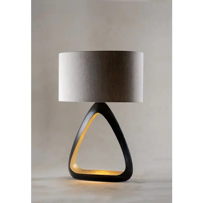 Porta Romana Bianca Tablelamp - Fired Copper With Bright Gold - 52cm Porta Romana Bianca Tablelamp - Fired Copper With Bright Gold - 52cm