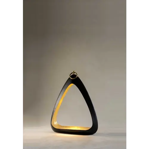 Porta Romana Bianca Portable Lamp - Fired Copper With Bright Gold - 52cm Porta Romana Bianca Portable Lamp - Fired Copper With Bright Gold - 52cm