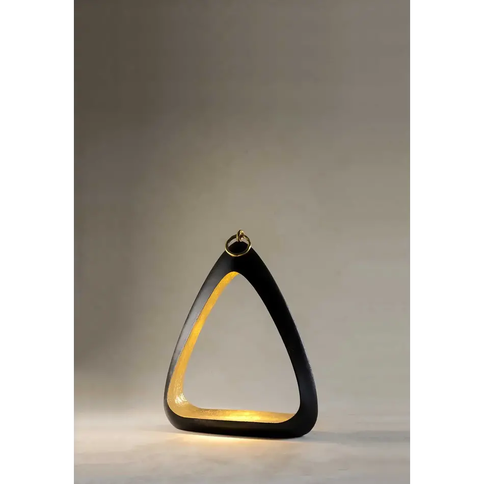 Porta Romana Bianca Portable Lamp - Fired Copper With Bright Gold - 52cm Porta Romana Bianca Portable Lamp - Fired Copper With Bright Gold - 52cm