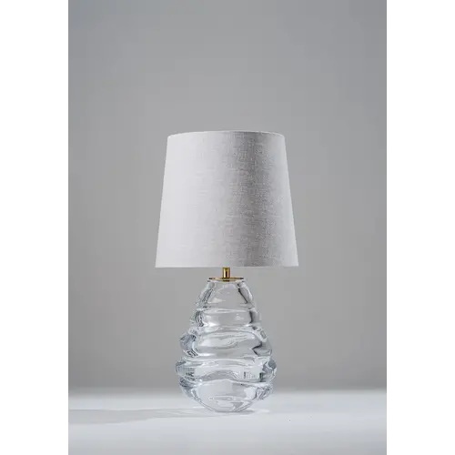 Porta Romana Briony Tablelamp - Clear - 32.5cm Porta Romana Briony Tablelamp - Clear - 32.5cm