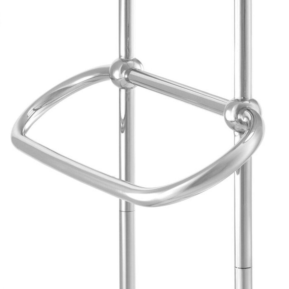Eichholtz Towel Rack Lowell L - Polished stainless steel white marble base - 159cm Eichholtz Towel Rack Lowell L - Polished stainless steel white marble base - 159cm