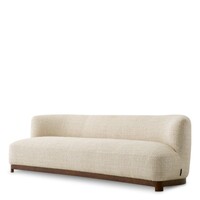 Sofa Stelvio in Winslow chenille beige - 232 x 100 x 74