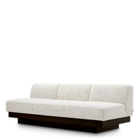 Sofa Bastion in Seashell off-white - 232 x 98 x 77.5