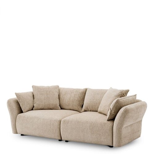 Eichholtz Sofa Zevron in Alvyn cream - 234 x 112 x 78 Eichholtz Sofa Zevron in Alvyn cream - 234 x 112 x 78