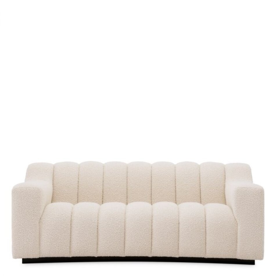 Eichholtz Sofa Kelly XS in Bouclé cream - 194 x 112 x 78.5 Eichholtz Sofa Kelly XS in Bouclé cream - 194 x 112 x 78.5
