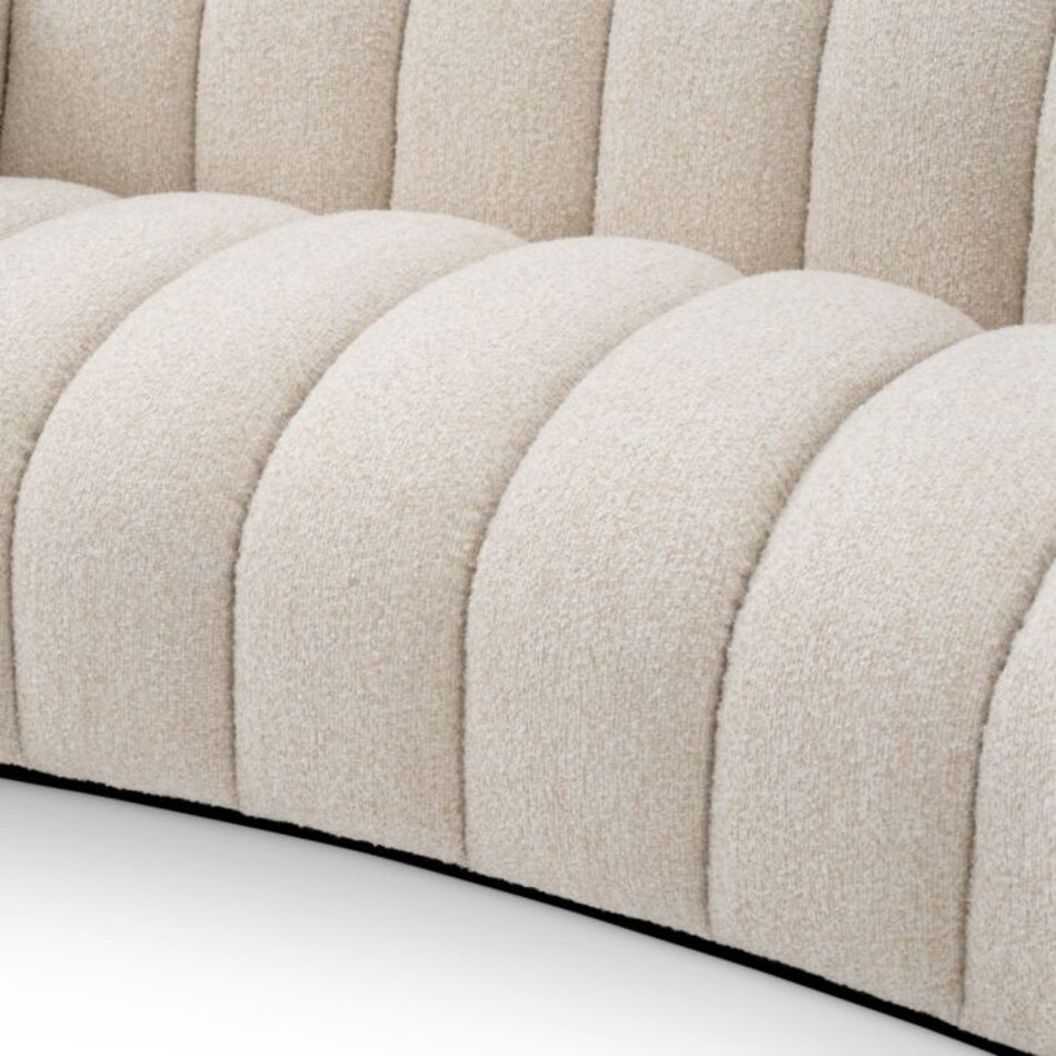 Eichholtz Sofa Kelly XS in Bouclé cream - 194 x 112 x 78.5 Eichholtz Sofa Kelly XS in Bouclé cream - 194 x 112 x 78.5