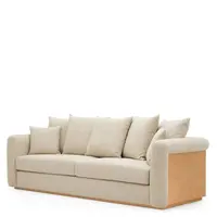 Sofa Amadeo in Natural oak veneer - 251 x 102 x 95