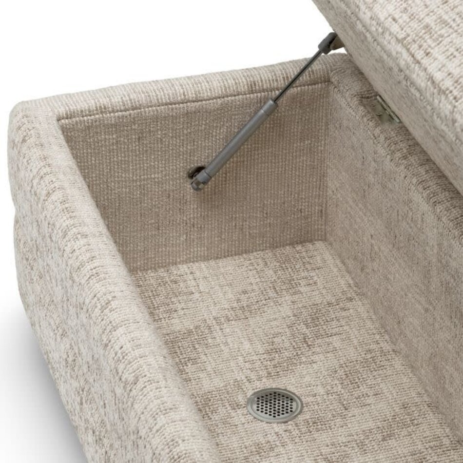 Eichholtz Valmont Bank – Luxe Opbergbank met Creststone Beige Bekleding & Ebony Afwerking – Design Zitmeubel 141 cm Eichholtz Valmont Bank – Luxe Opbergbank met Creststone Beige Bekleding & Ebony Afwerking – Design Zitmeubel 141 cm