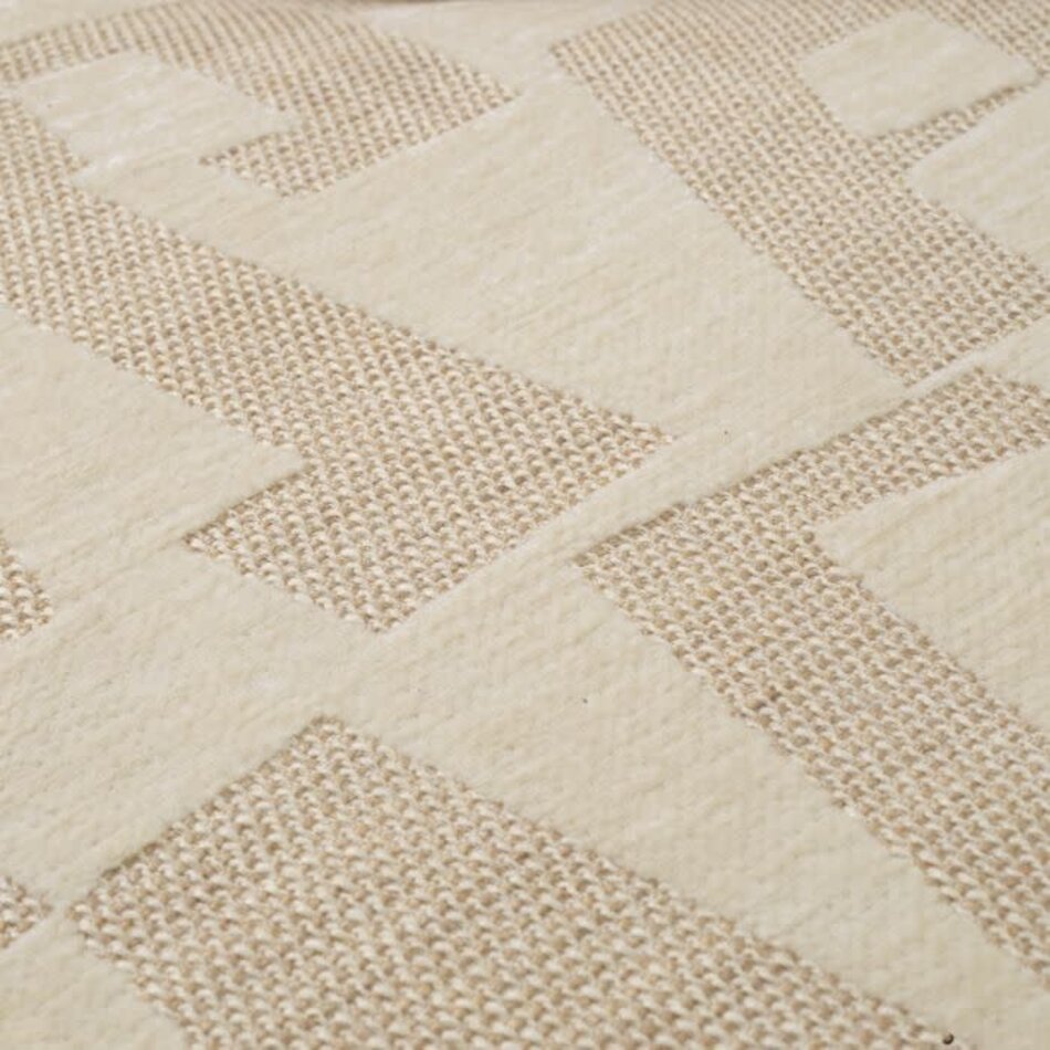 Eichholtz Raymond Sofa - Luxury Design Sofa in Brooklyn Sand Fabric with Black Veneer - Elegant Sofa 140 cm Eichholtz Raymond Sofa - Luxury Design Sofa in Brooklyn Sand Fabric with Black Veneer - Elegant Sofa 140 cm