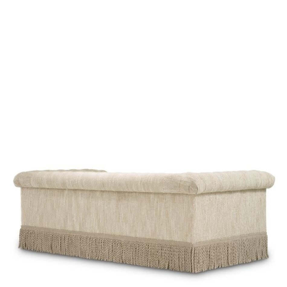 Eichholtz Dorantes Sofa – Luxury Designer Sofa in Bouclé Sonata Cream with Tufted Finish and Fringes – Elegant Seating 236 cm Eichholtz Dorantes Sofa – Luxury Designer Sofa in Bouclé Sonata Cream with Tufted Finish and Fringes – Elegant Seating 236 cm