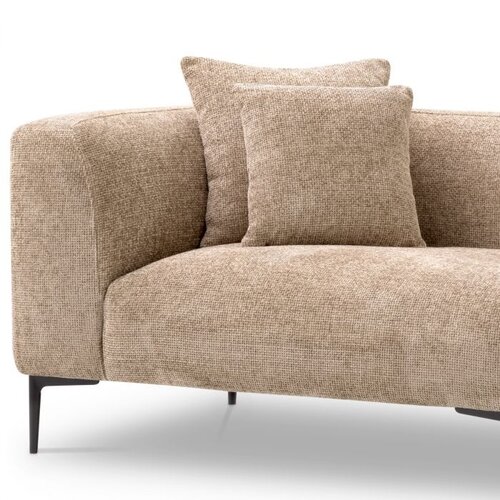 Eichholtz Sofa Firenze Lounge - Lyssa Sand Black Legs Eichholtz Sofa Firenze Lounge - Lyssa Sand Black Legs